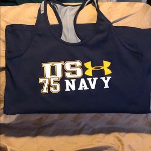 Under Armour Tops - Under Armour US Navy tank Under Armour Tops - Under Armour US Navy tank
